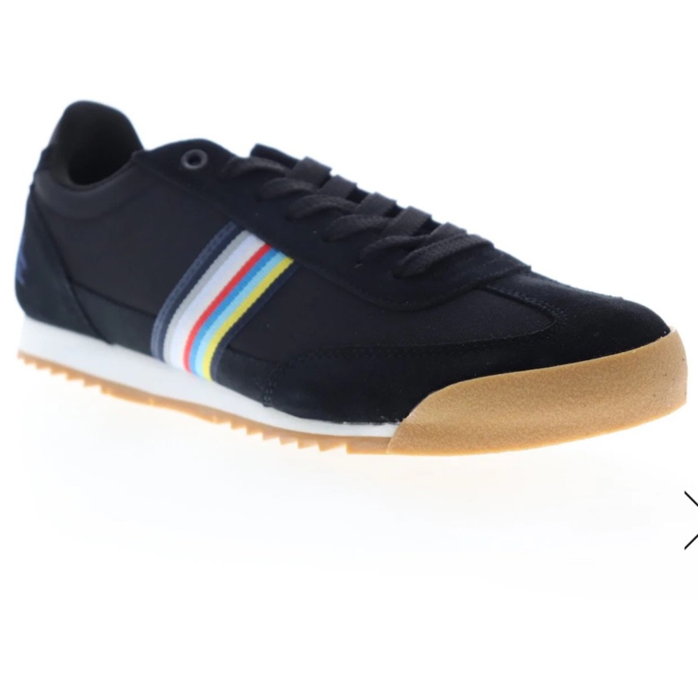 Original Penguin Austin OP100786M Mens Black Suede Lifestyle Sneakers Size 8